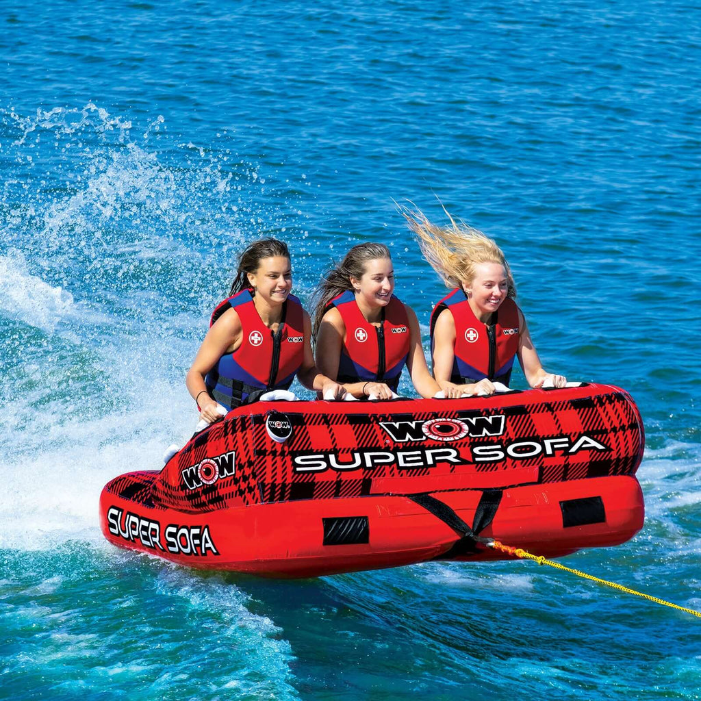 WOW Sports Super Sofa 1 to 3-Person Towable (21-1040)