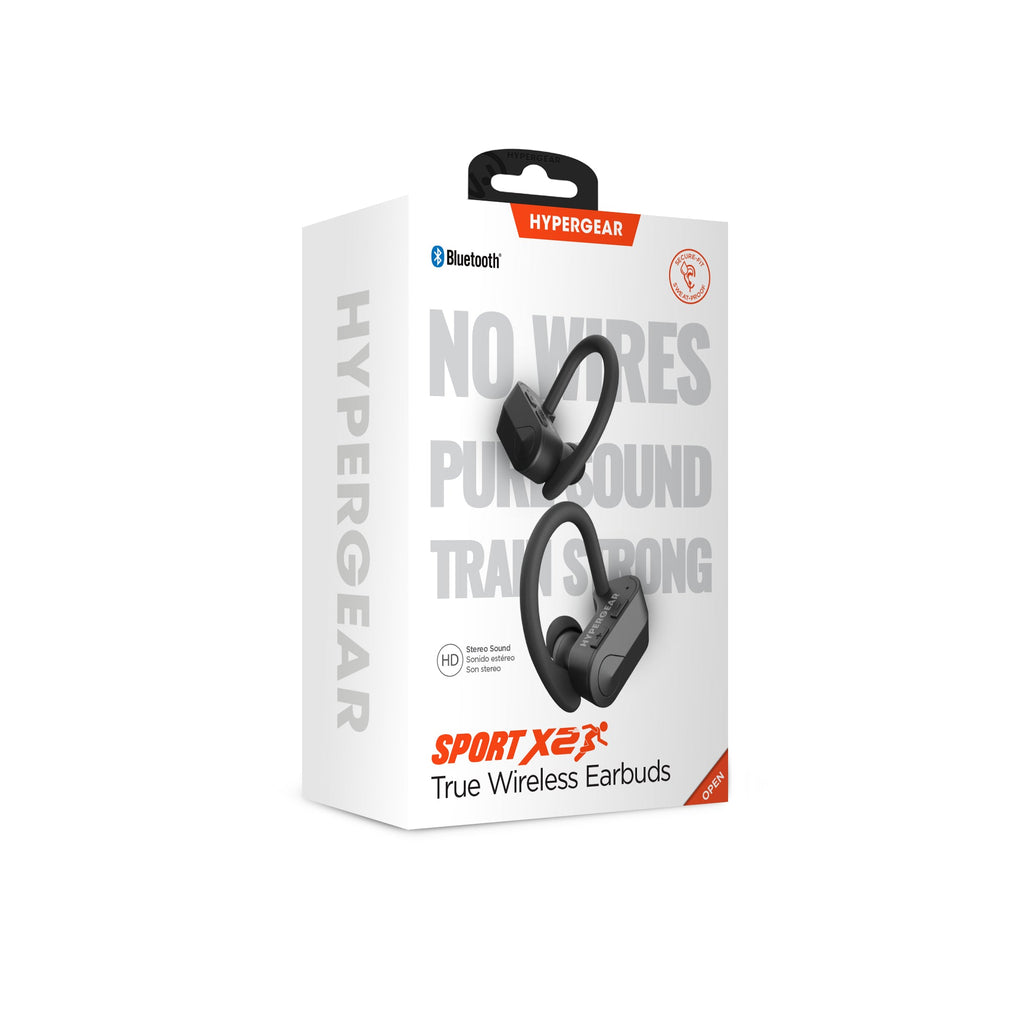 HyperGear Sport X2 True Wireless Earbuds with 4 Hours of Playtime per Charge