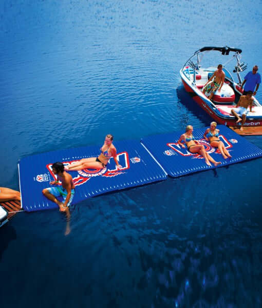 WOW Sports Floating Pool and Lake Water Walkway and Lounge - Green (12-2060)